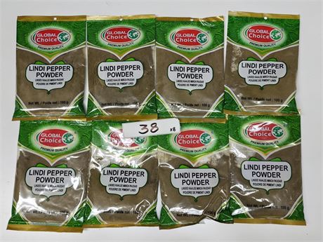 Lot 38 - global choice lindi pepper powder
