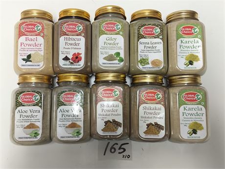 Lot 165 - GLOBAL Mixed Herbal powder