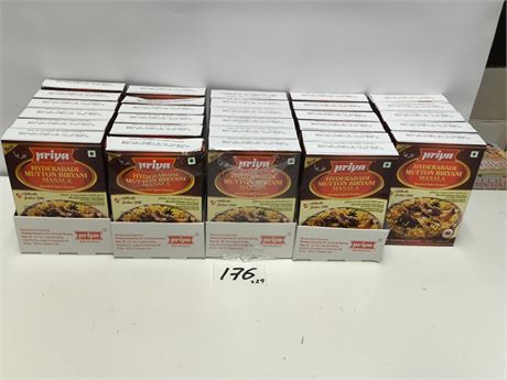 Lot 176 - Priya hyderabadi piryani  masala