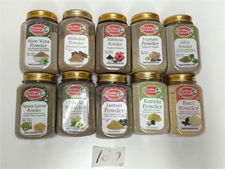 Lot 160 -GLOBAL Mixed Herbal powder