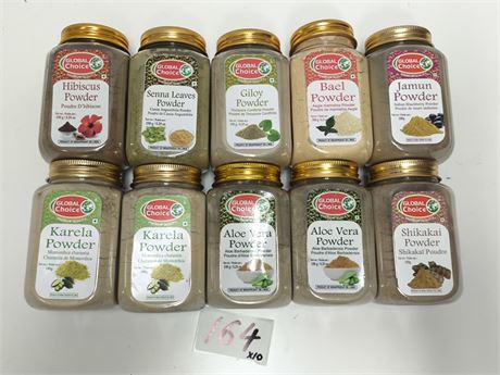 Lot 164 - GLOBAL Mixed Herbal powder