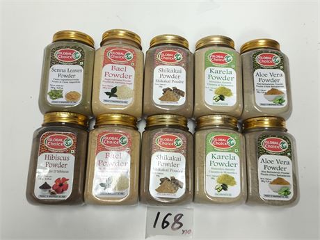 Lot 168 - GLOBAL Mixed Herbal powder