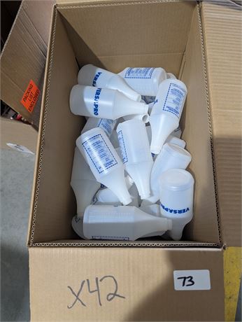 Lot 73 - Various Sized Plastic Bottles