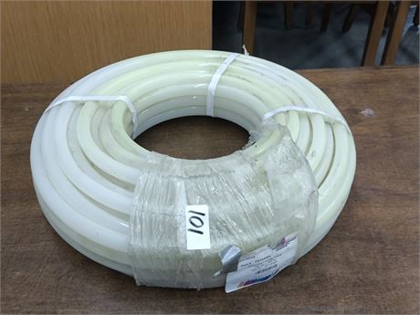 Lot 101 - LLDPE Plastic Tubing Roll,100ft