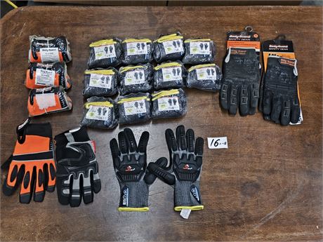 Lot 16 - Assorted Safety Gloves � Mixed Lot