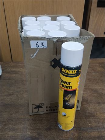 Lot 63 - DE Walt power foam