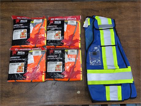 Lot 91 - Assorted MCR High Visibility Safety Vests
