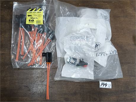 Lot 144 - Techspan fuse holer, Ridgid switches