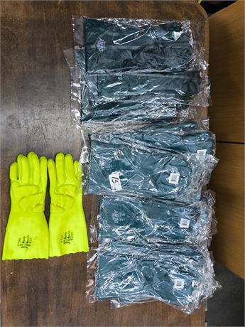Lot 15 - Assorted Safety Gloves � DENY & Chemical Resistant Gloves