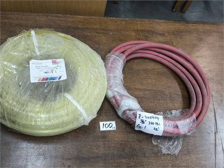 Lot 100 - Assorted industrial hoses