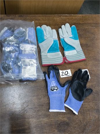 Lot 20 - Mixed Work Gloves