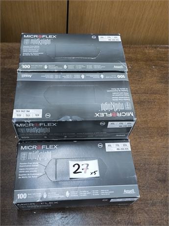 Lot 27 - Microflex Midnight Nitrile Gloves