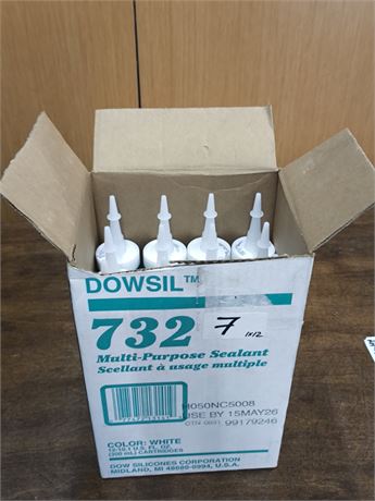 Lot 7 - DOWSIL 732 Multi-Purpose Sealant - White