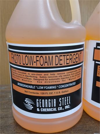 Lot 201 -  Georgia Steel FK270 low-foam-detergent