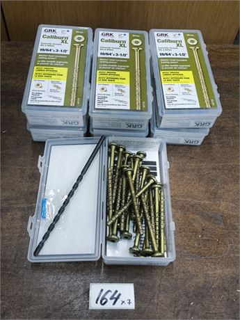 Lot 164 - GRK Caliburn XL screws