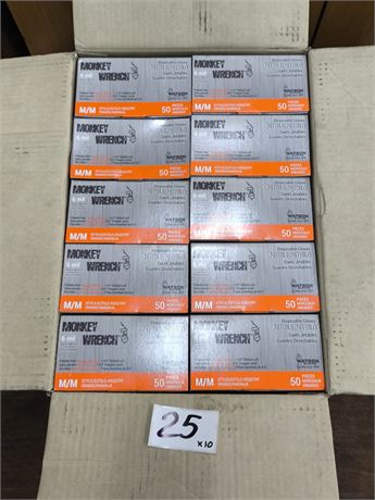 Lot 25 - Monkey Wrench Nitrile Gloves