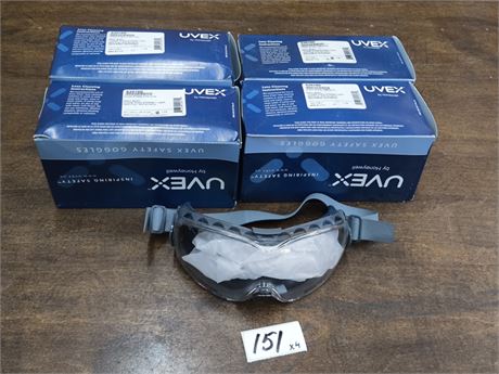 Lot 151 - Uvex safety goggles