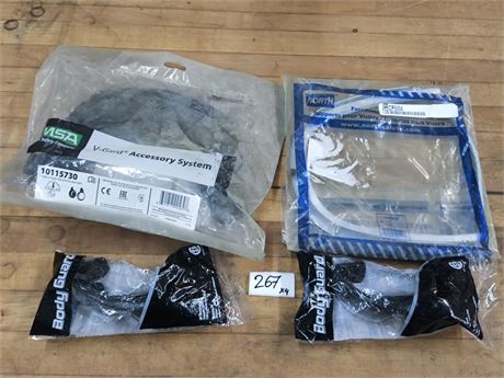 Lot 267 -  Safety Glasses, Faceshield, Frames and Caps