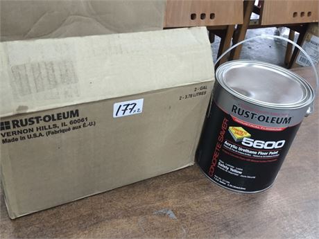 Lot 177 - Rust-Oleum acrylic urethane floor paint