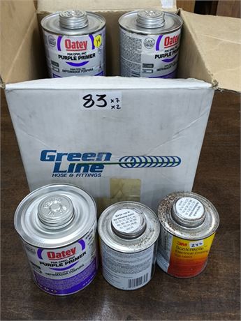 Lot 83 - Oatey Primer & 3M Coating