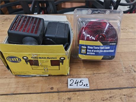 Lot 245 - Power Fist stop/turn/tail light, Hella quick-system