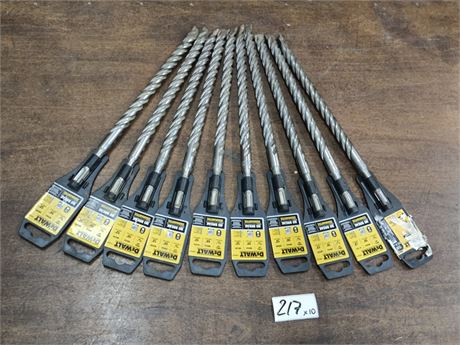 Lot 217 - DeWalt drill bits