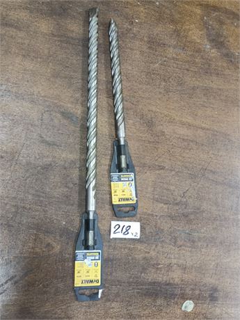 Lot 218 - DeWalt drill bits