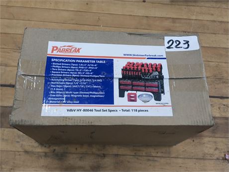 Lot 223 - Pabreak Tool Set