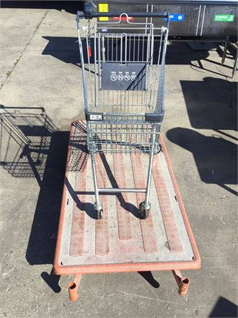 Lot 1-5 - Shopping Cart, wheeled cart