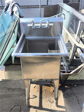 Lot 2-28-Stainless Steele Sink