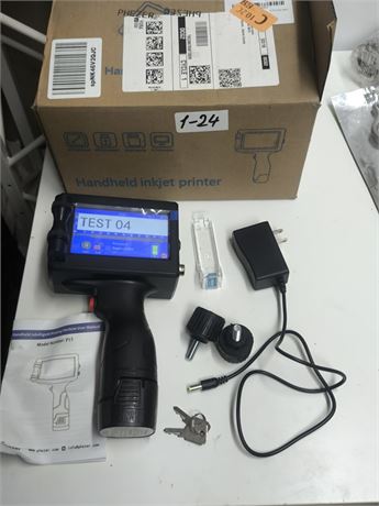 Lot 1-24 - Handheld Inkjet Printer