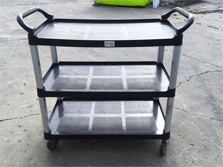 Lot 2-42 Plastic Cart on Wheels