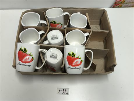 Lot 1-38 - Ceramic Mugs