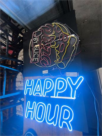Lot 2-108 - LED Neon Signs