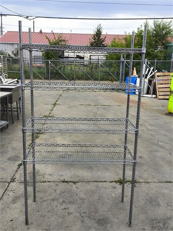 Lot 2-25 Metal shelving