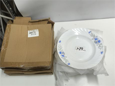 Lot 1-29 - Plates with Floral Print