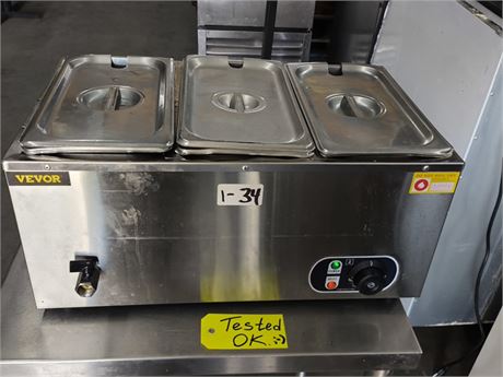 Lot 1-34 - Vevor Food Warmer