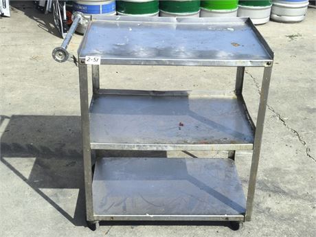 Lot 2-51 - Stainless Steel Cart