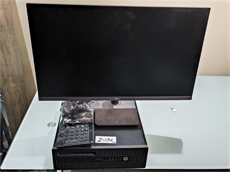 Lot 2-134 - Desktop Computer with Monitor