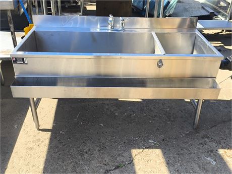 Lot 1-69 - Stainless Steel Drink Station
