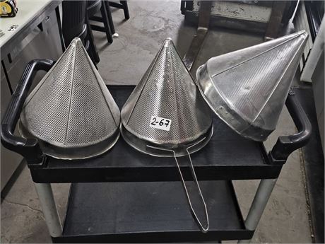 Lot 2-67-Various Strainers