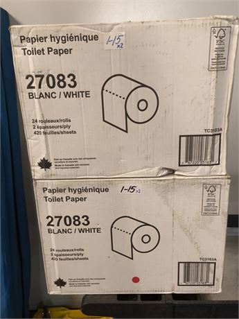 Lot 1-15 - White Toilet Paper