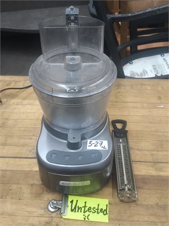 Lot 3-27 - Cuisinart Food Processor and Thermometer
