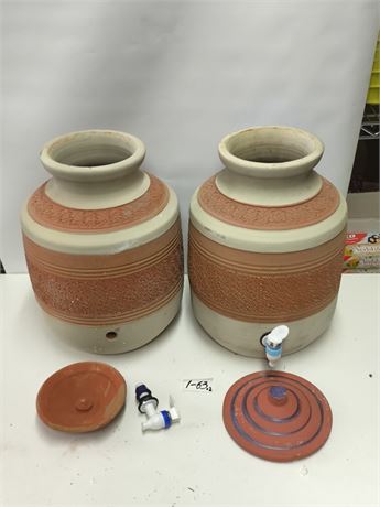 Lot 1-63 - Terracotta Clay Pots