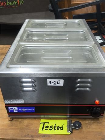 Lot 3-20 - Commercial Countertop Electric Food Warmer