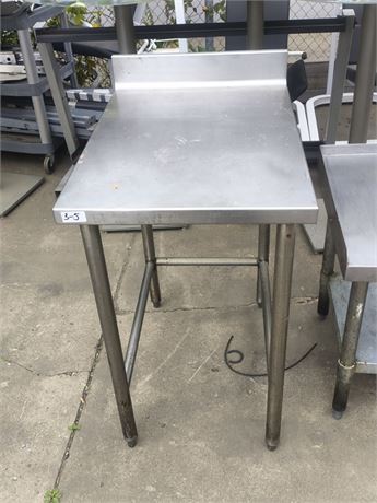 Lot 3-5 - Stainless Steel Table