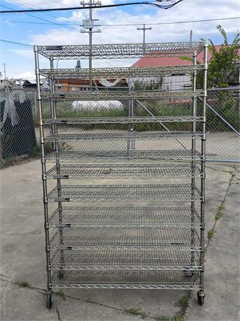 Lot 3-43 - Steel Wire Shelving Unit