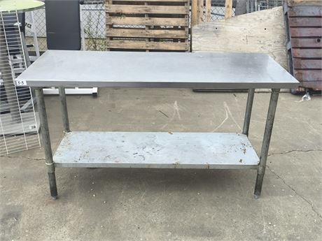 Lot 3-3 - Stainless Steel Table
