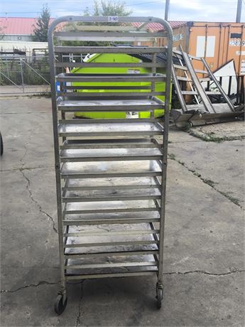 Lot 3-40 - Mobile Rack with Trays
