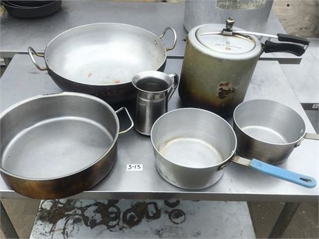 Lot 3-13 - Aluminum Cookware and Pressure Cooker